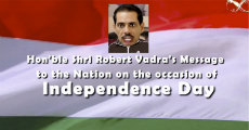 Independence Day : Robert Vadra Midnight Address To The Nation
